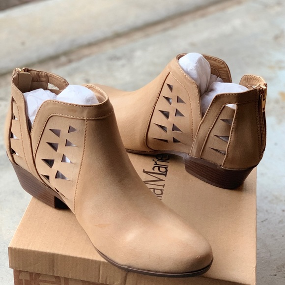 laser cut out booties